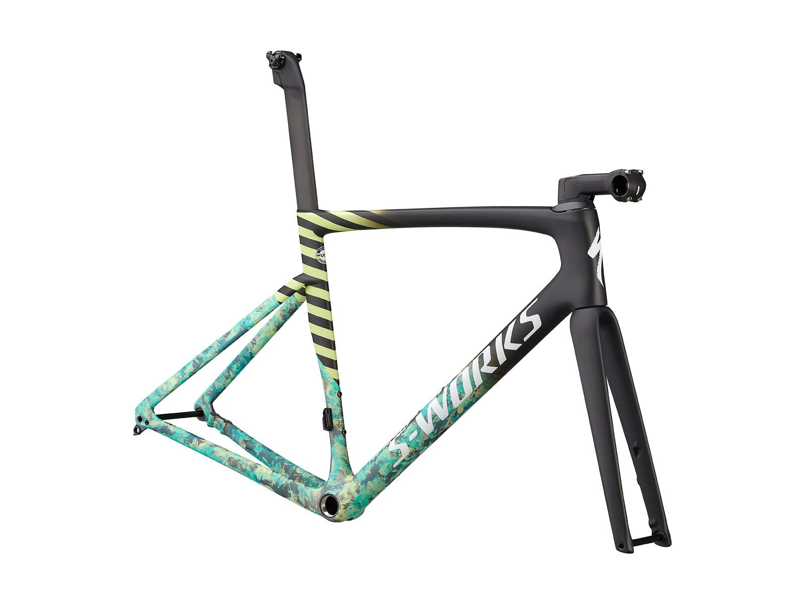 Specialized S-Works Tarmac SL7 Frameset, carbon lagoon blue/limestone/gloss abalone - Bild 1