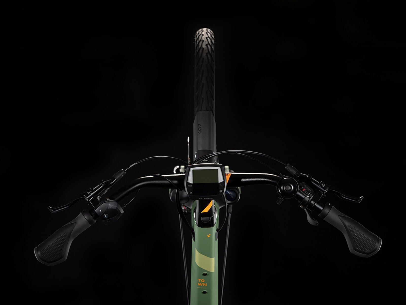 Cube Town Sport Hybrid Pro 400, green´n´orange - Bild 3