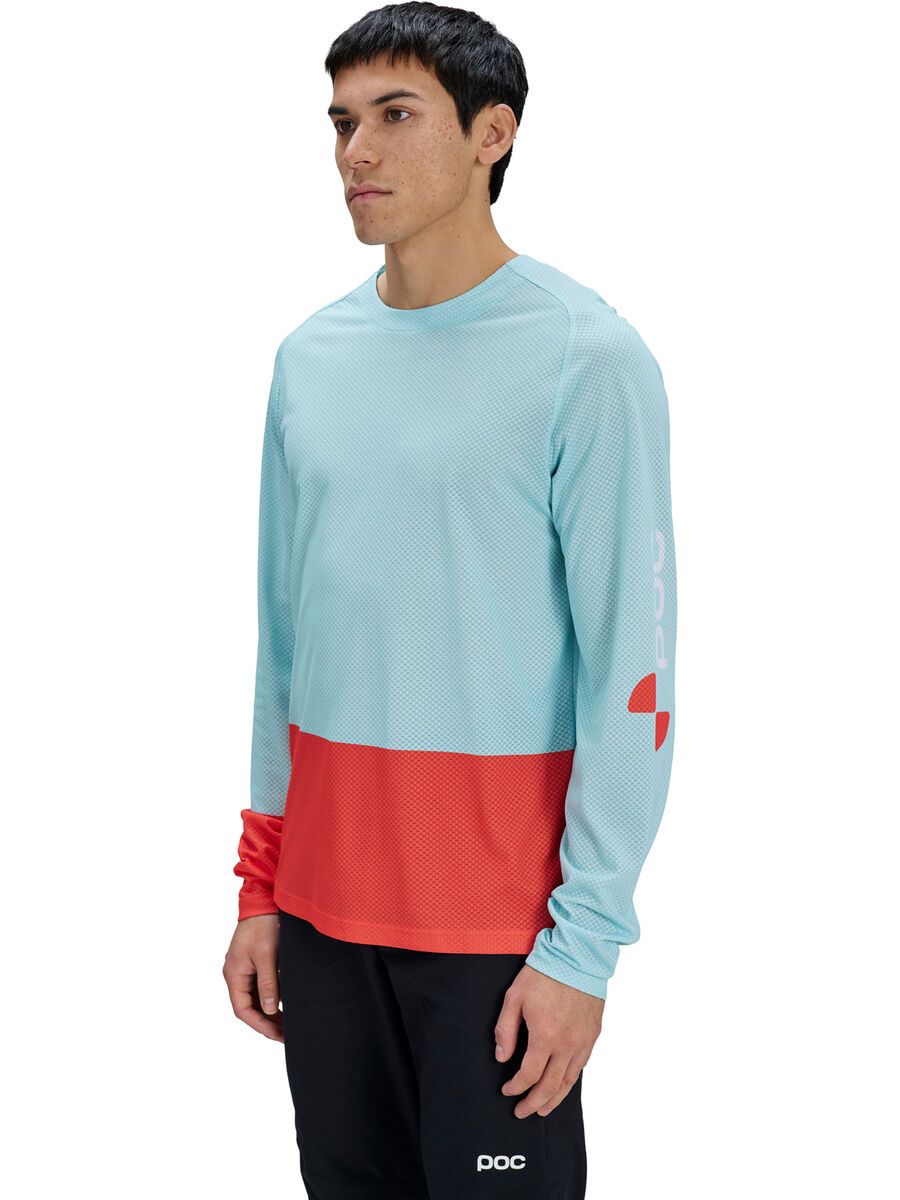 POC M's Motion Air Long Sleeve MTB Jersey, lazurite blue/carnelian orange - Bild 3