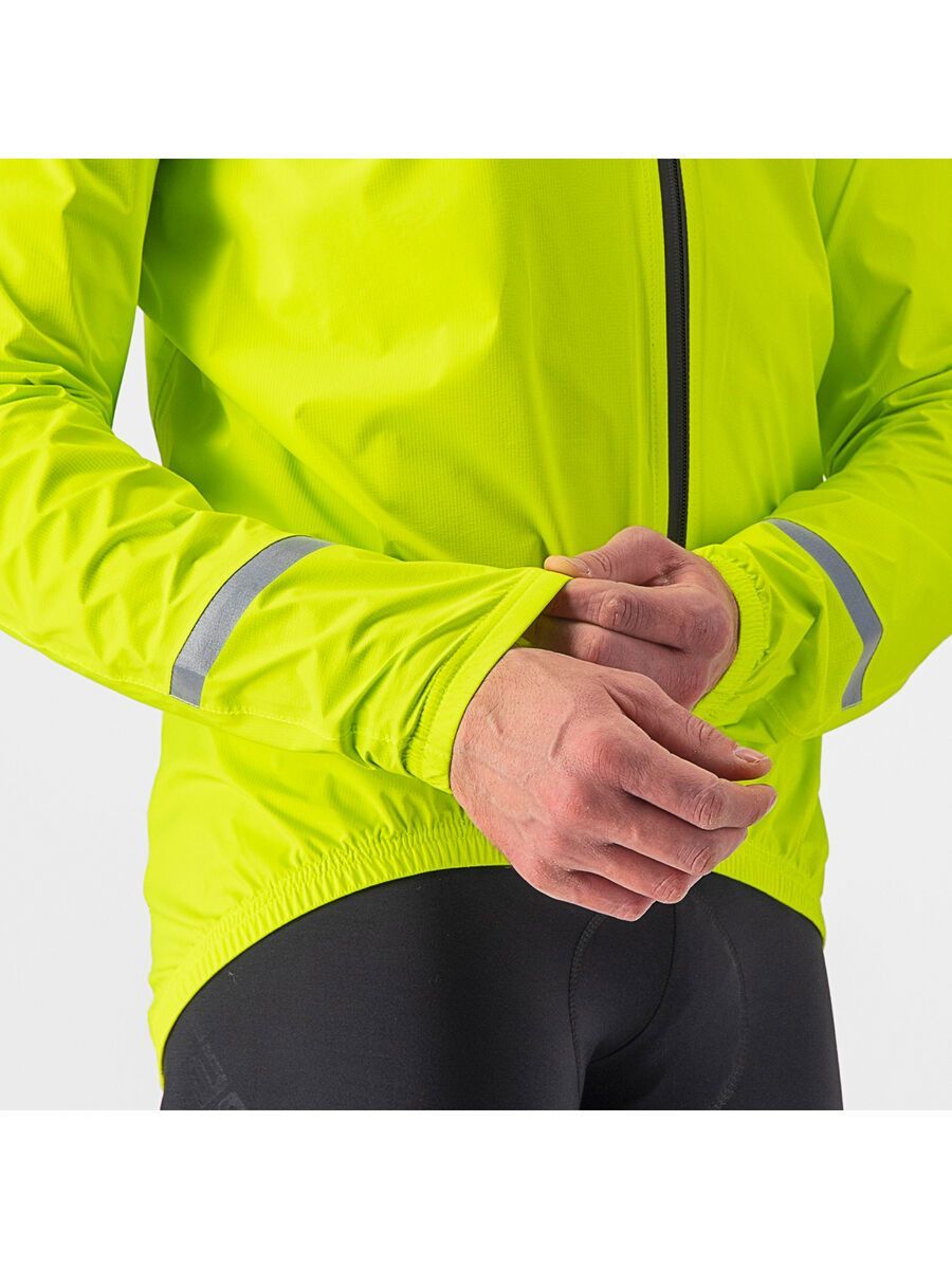 Castelli Emergency 2 Rain Jacket, electric lime - Bild 7
