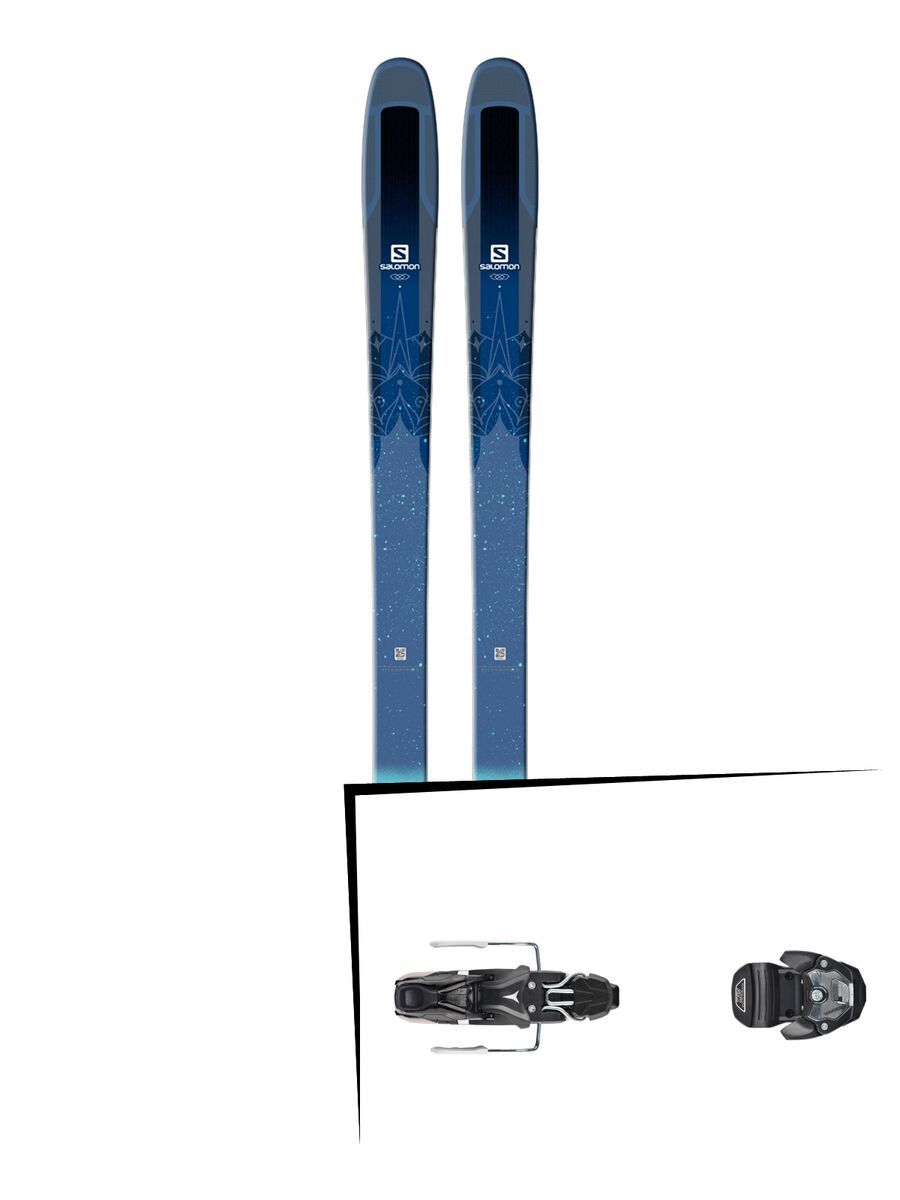 Set: Salomon QST Lux 92 2018 + Atomic Warden MNC 11 black/black - Bild 1