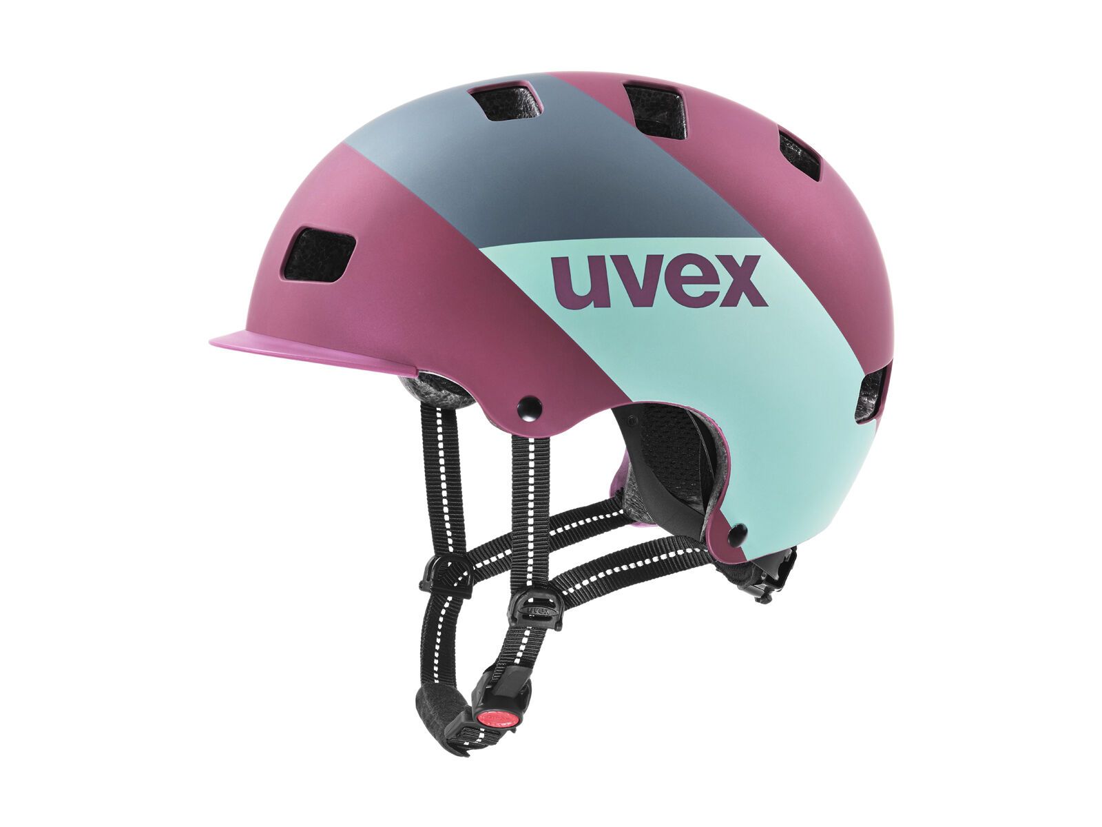 uvex hlmt 5 bike pro, berry matt - Bild 1