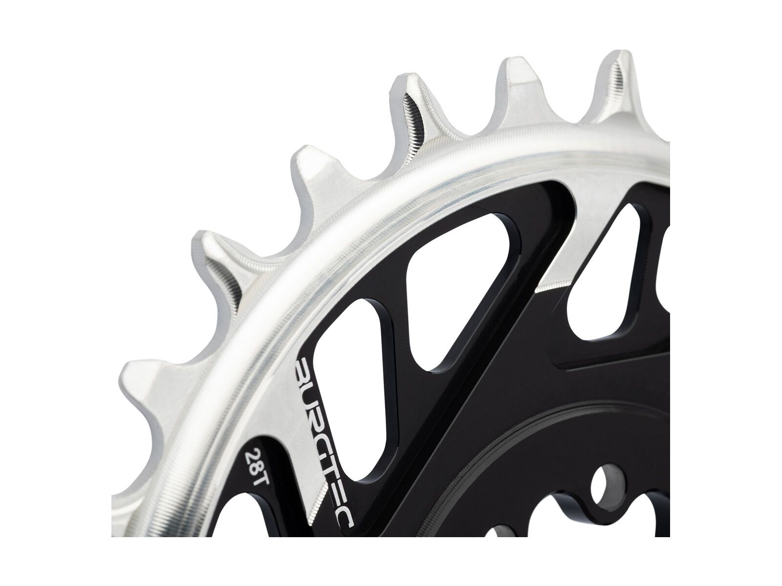 Burgtec 3 mm Offset Thick Thin Chainring SRAM 8-Bolt, black - Bild 4