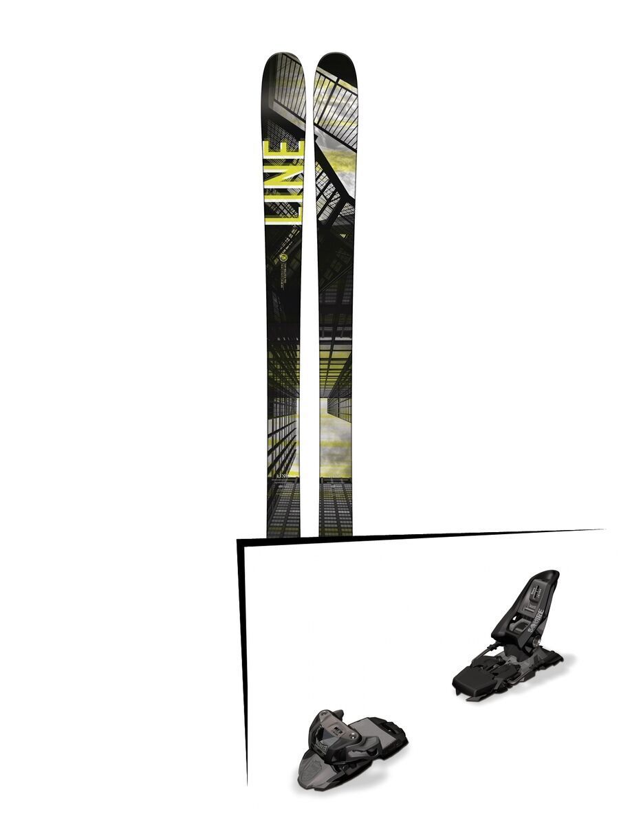 Set: Line Tom Wallisch Pro 2018 + Marker Squire 11 black anthracite - Bild 1