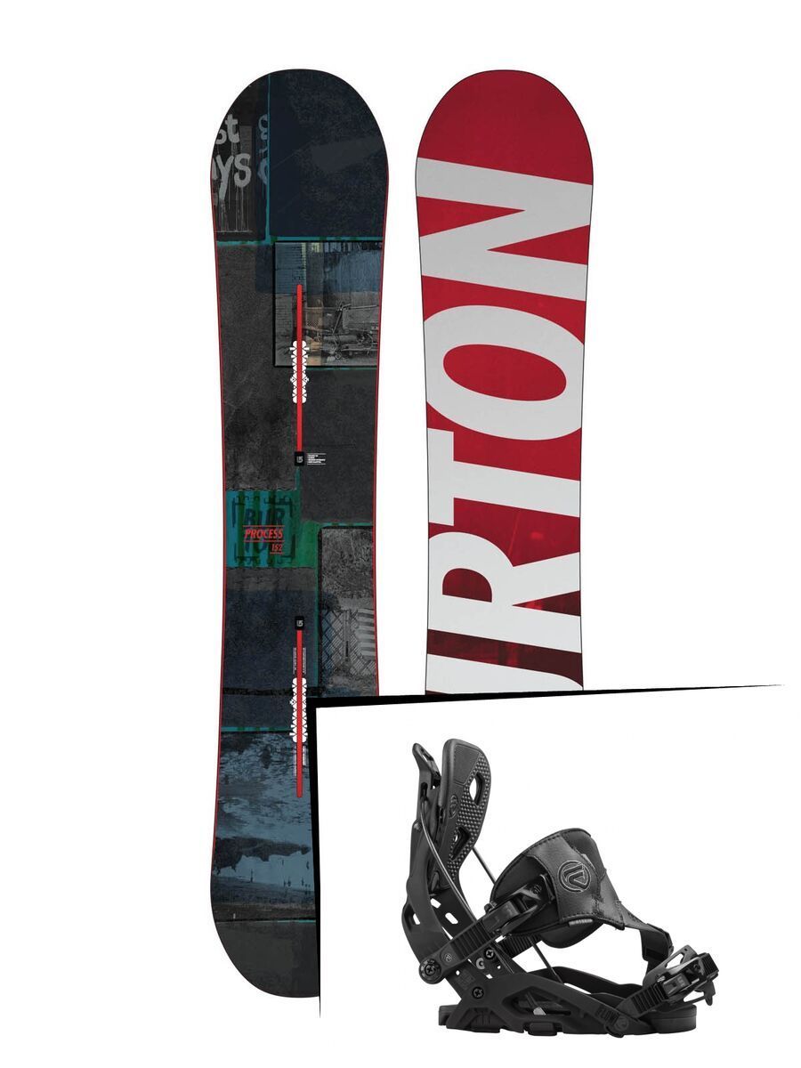Set: Burton Process 2015 + Flow Fuse Hybrid (1513148S) - Bild 1
