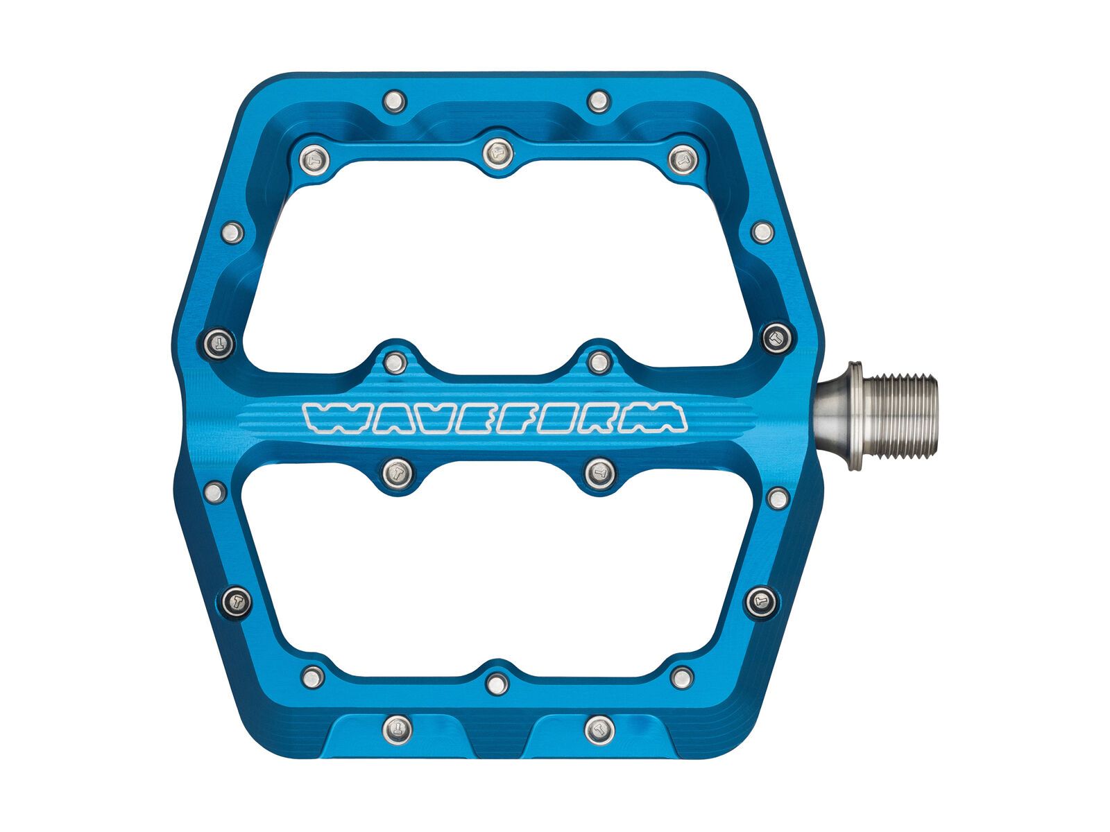 Wolf Tooth Waveform Aluminium Pedals - Large, blue - Bild 1