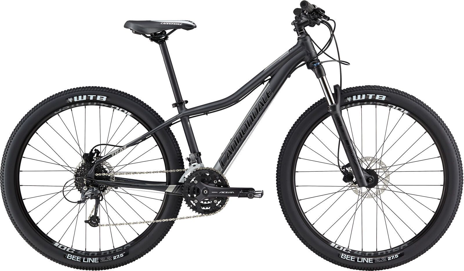 Cannondale Trail Women's 1, nearly black w/ jet black and fine silver, matte - NBL - Bild 1