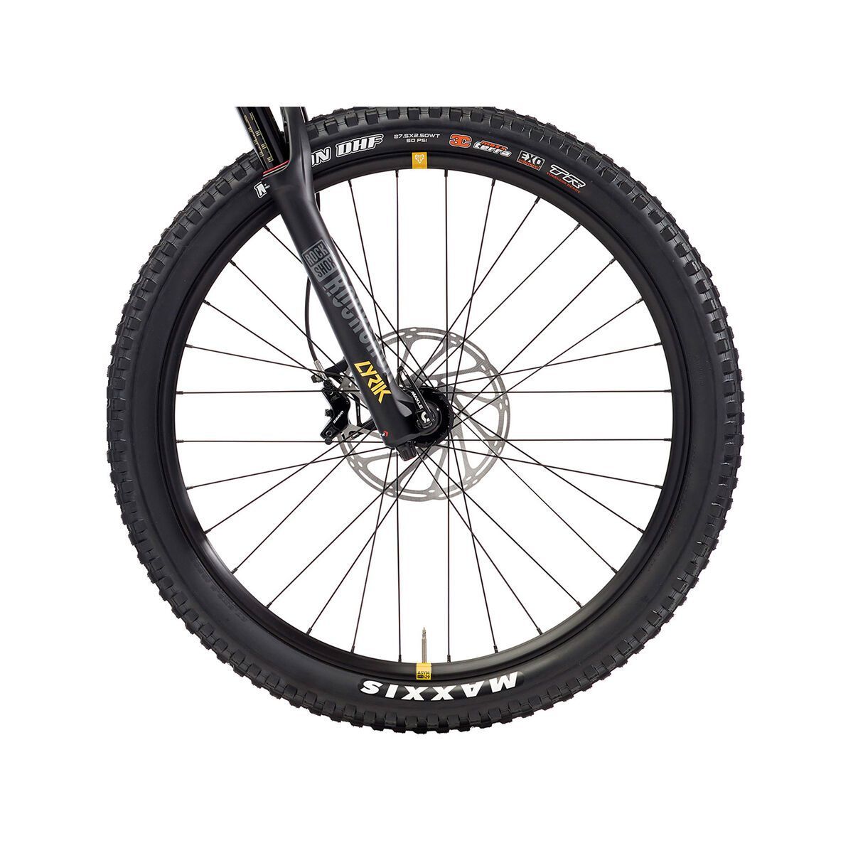 Kona Process 153 CR 27.5, matt black w/gray & yellow decals - Bild 3