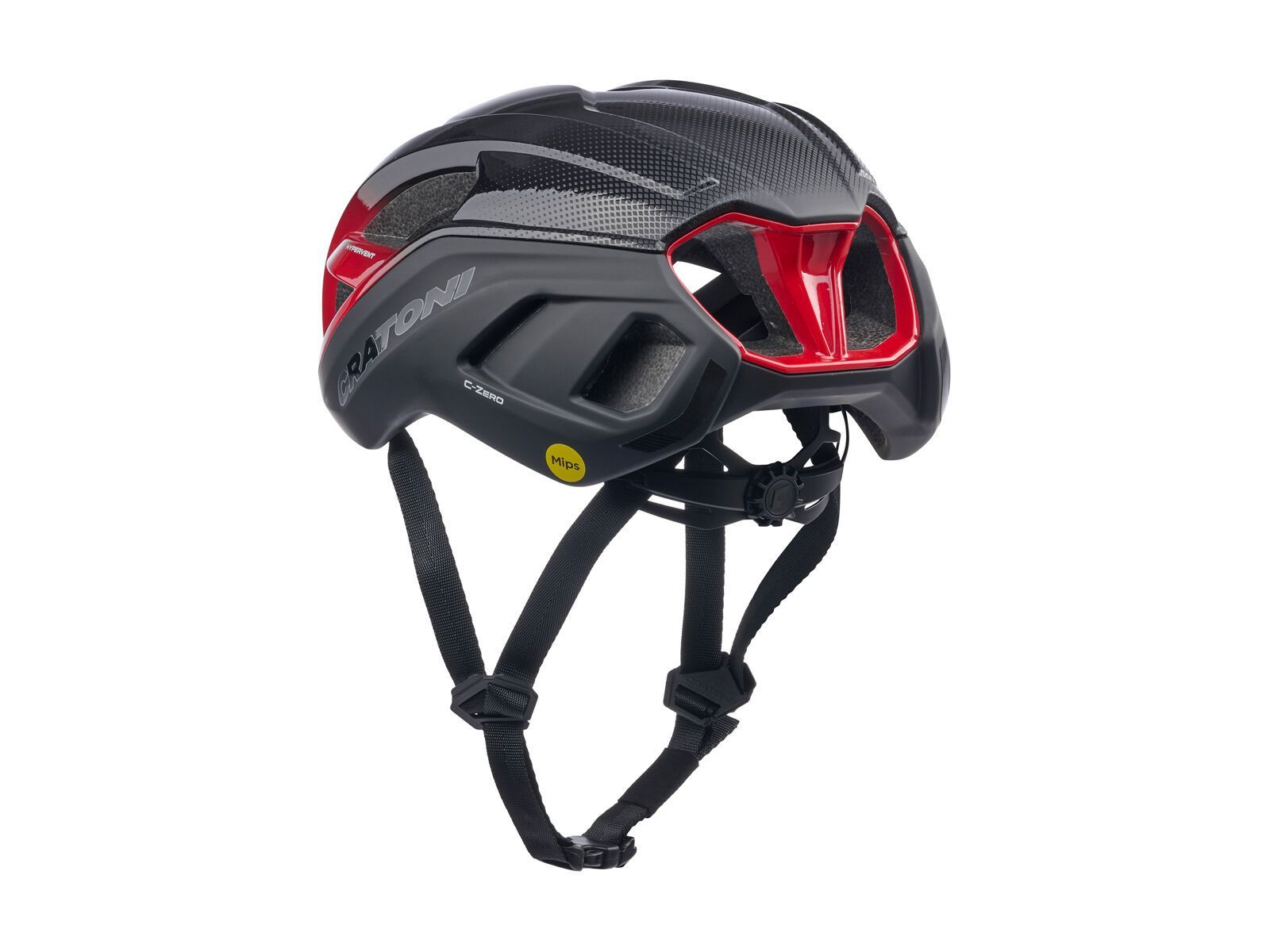 Cratoni C-Zero MIPS, black-red glossy-matt - Bild 2