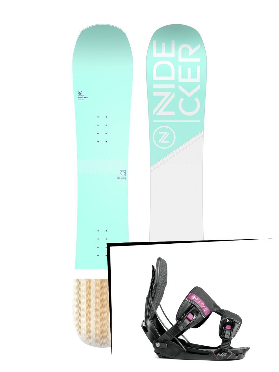 Set: Nidecker Elle 2019 + Flow Minx (2226586S) - Bild 1