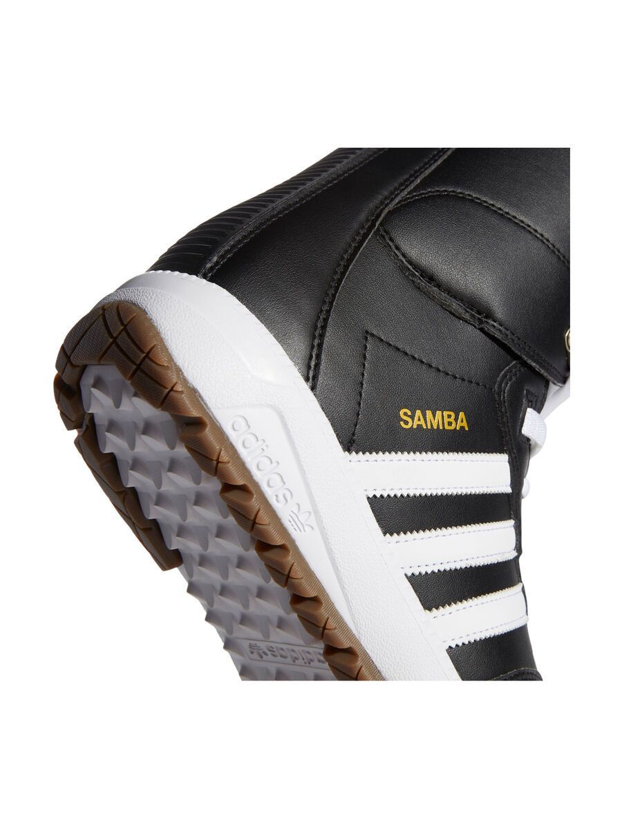 Adidas Samba ADV Boots, core black/ftwr white/gold metalic - Bild 7