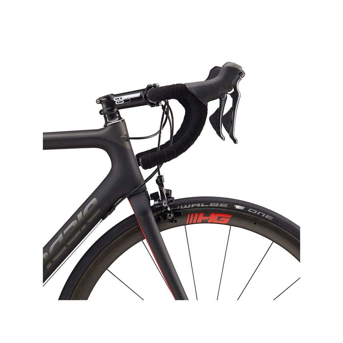 Cannondale SuperSix Evo Hi-Mod Dura Ace 2, jet black w/ anthracite and red race, matte w/ gloss - BQR - Bild 5