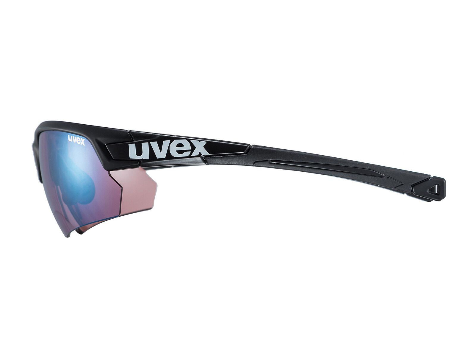uvex sportstyle 224 cv, black mat/Lens: colorvision outdoor blue mirror - Bild 2