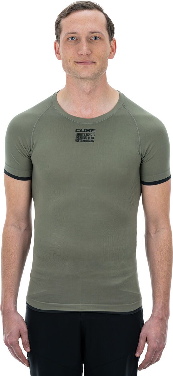 Cube Funktionsunterhemd Race Be Cool kurzarm, olive - Bild 2