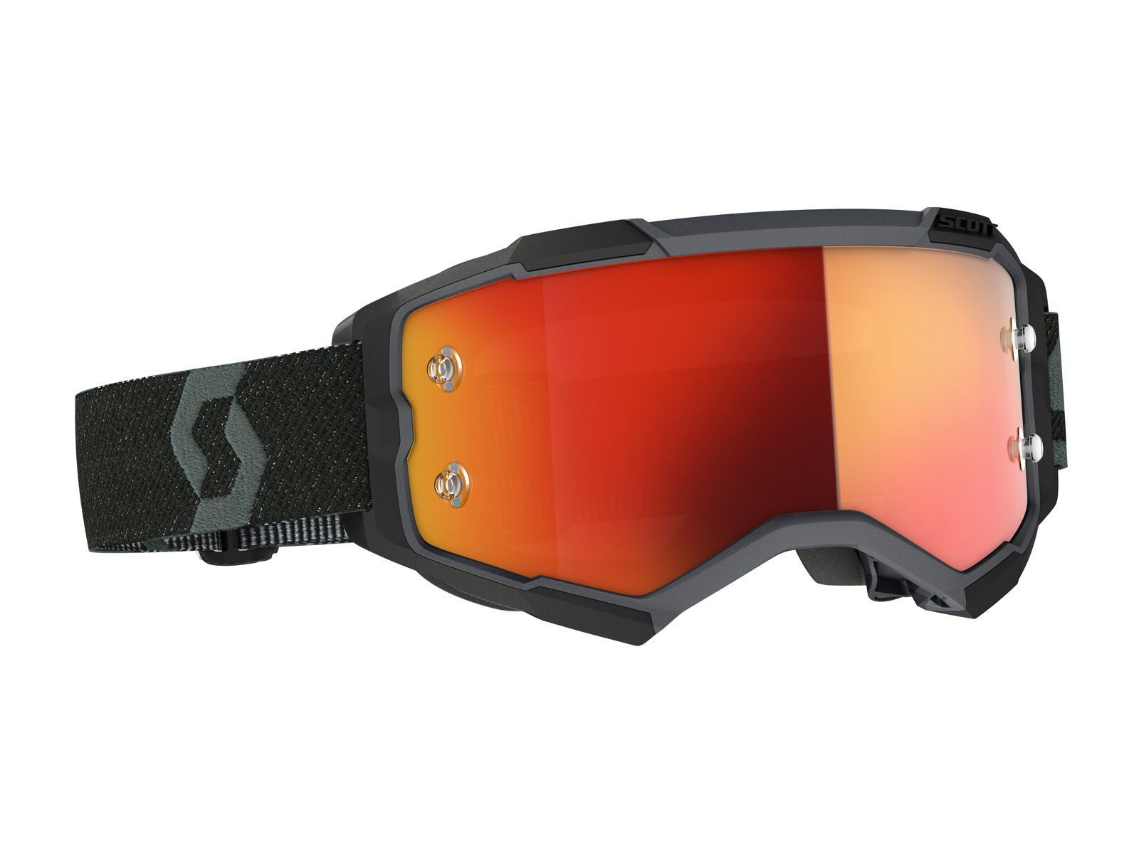 Scott Fury Goggle Orange Chrome Works, black - Bild 1