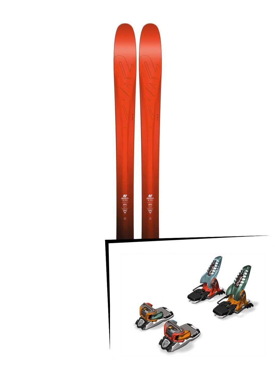 K2 SKI Set: Pinnacle 105 2016 + Marker Jester 18 PRO - Bild 1