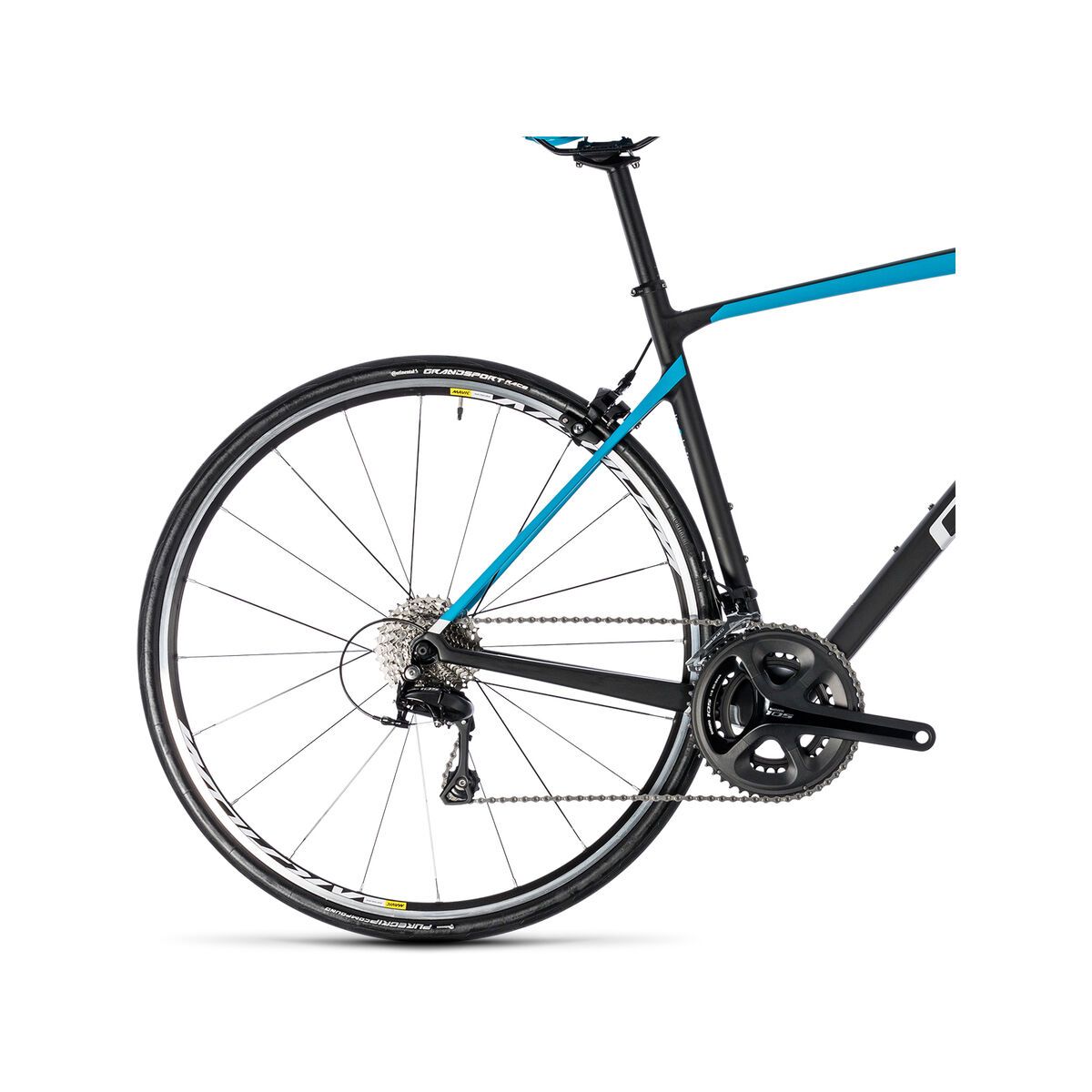 Cube Attain GTC Pro, carbon´n´blue - Bild 5