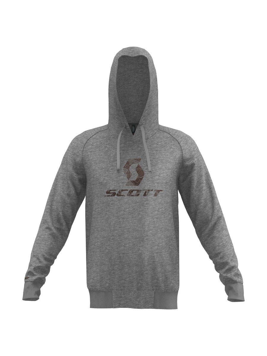 Scott 10 Icon L/Sl Hoody, heather grey - Bild 1