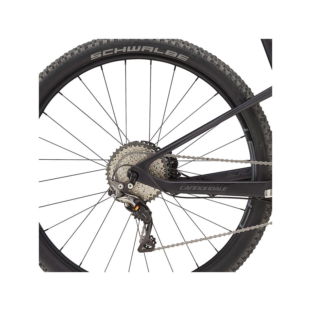 Cannondale Scalpel-Si Carbon 3 29, jet black w/ nearly black and charcoal gray, matte - BBQ - Bild 4