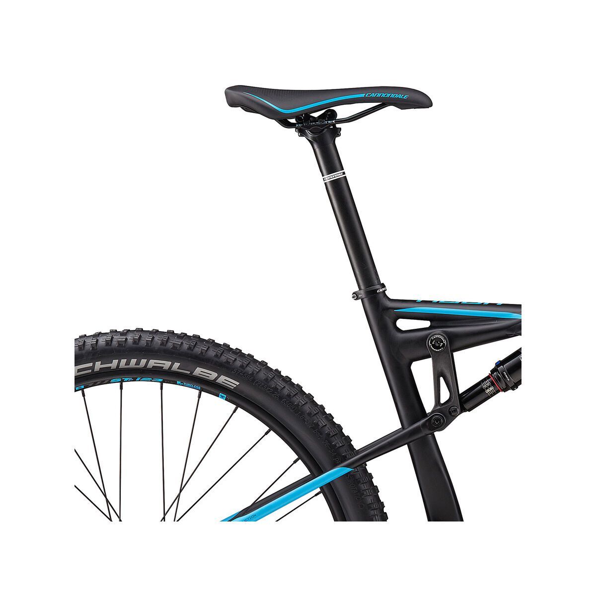 Cannondale Habit 4, jet black w/ ultra blue, matte - BBQ - Bild 5
