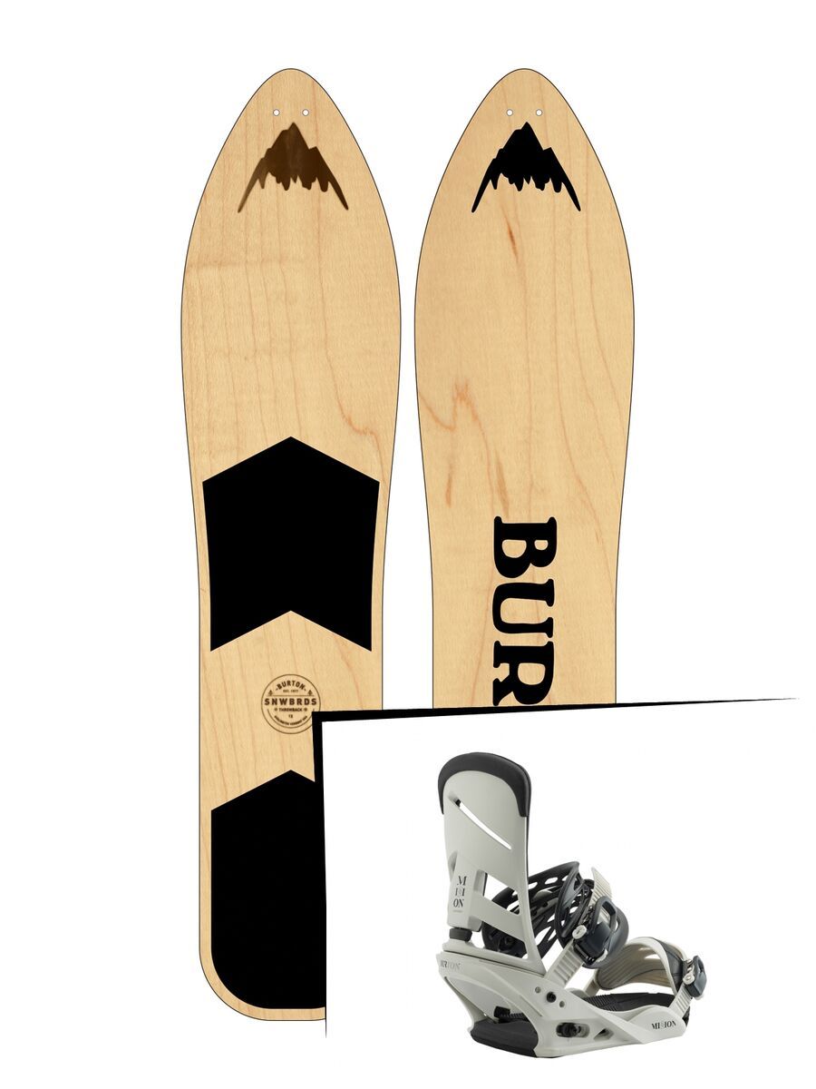 Set: Burton The Throwback 2019 + Burton Mission bone - Bild 1