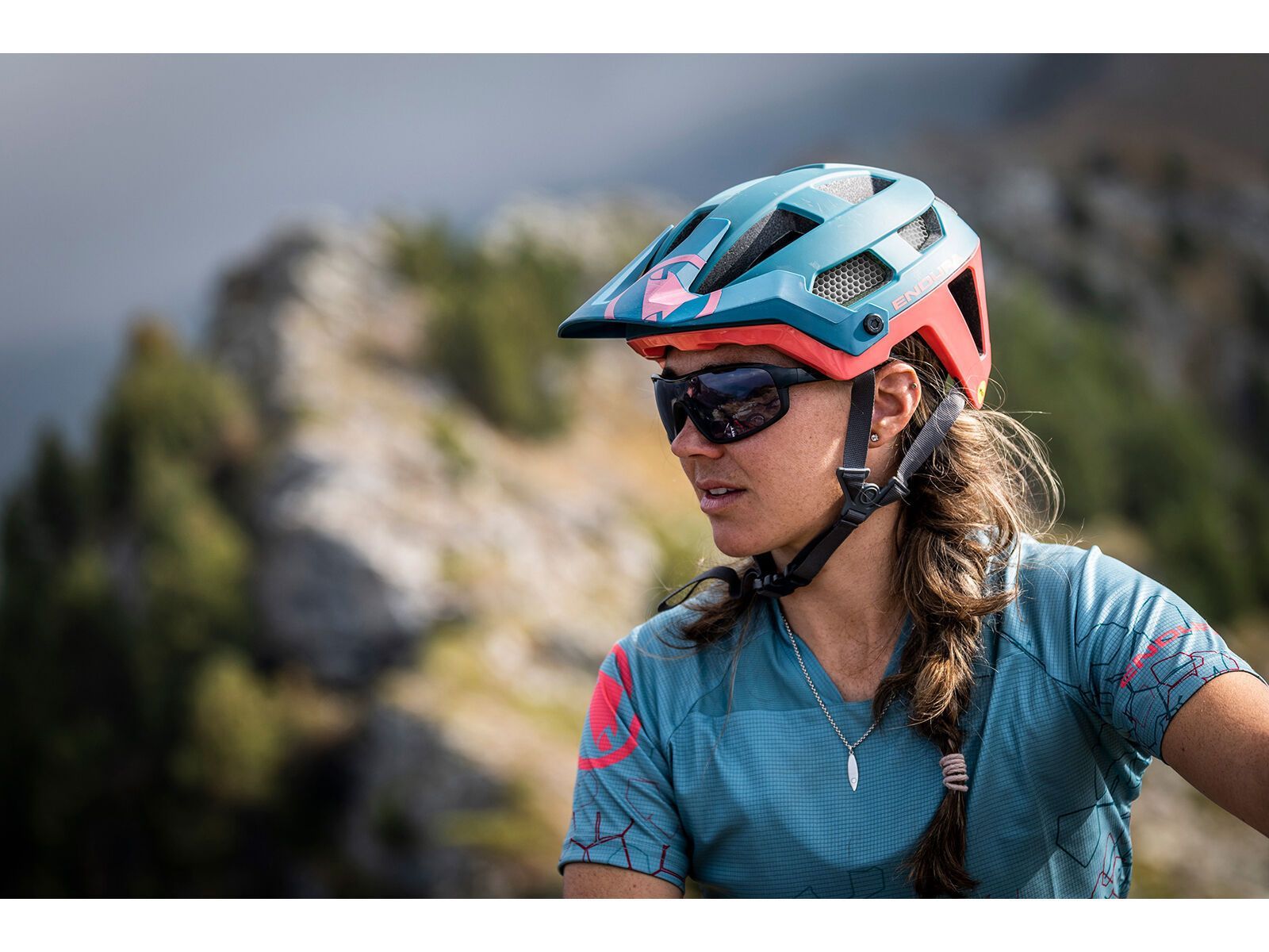 Endura SingleTrack Helm MIPS, granatapfel - Bild 8