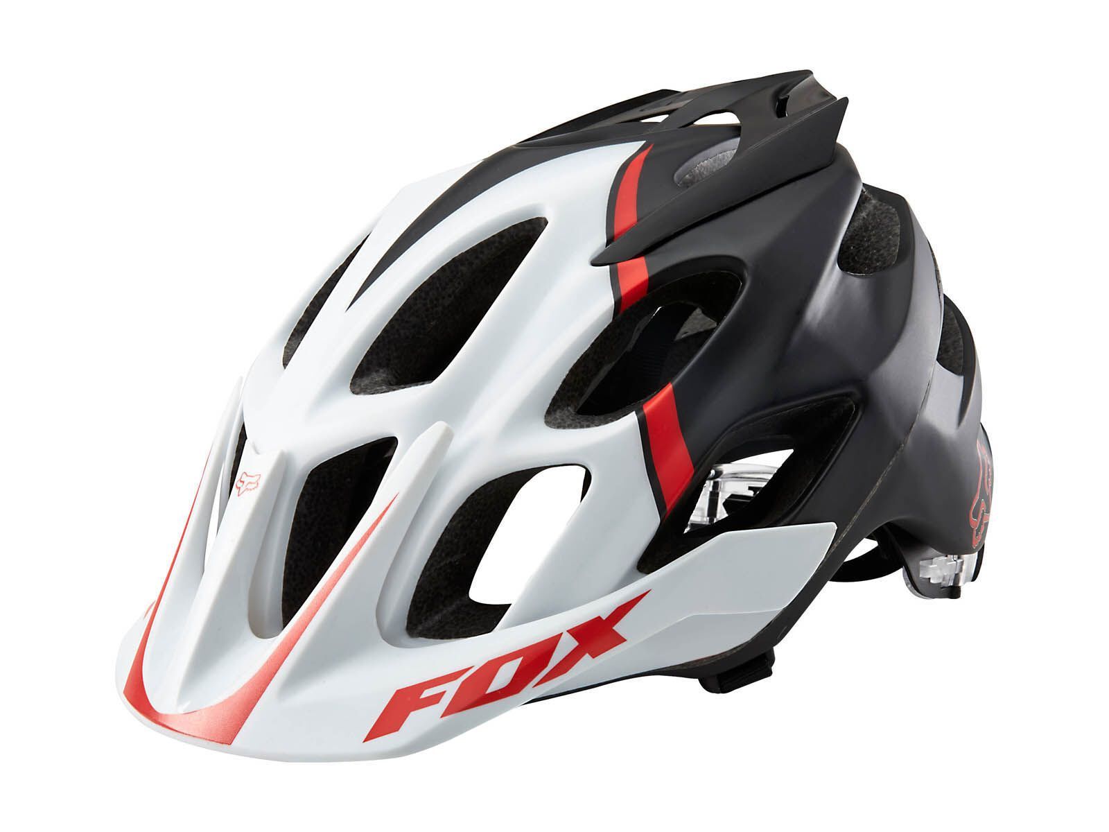 Fox Flux Helmet, black/red - Bild 1