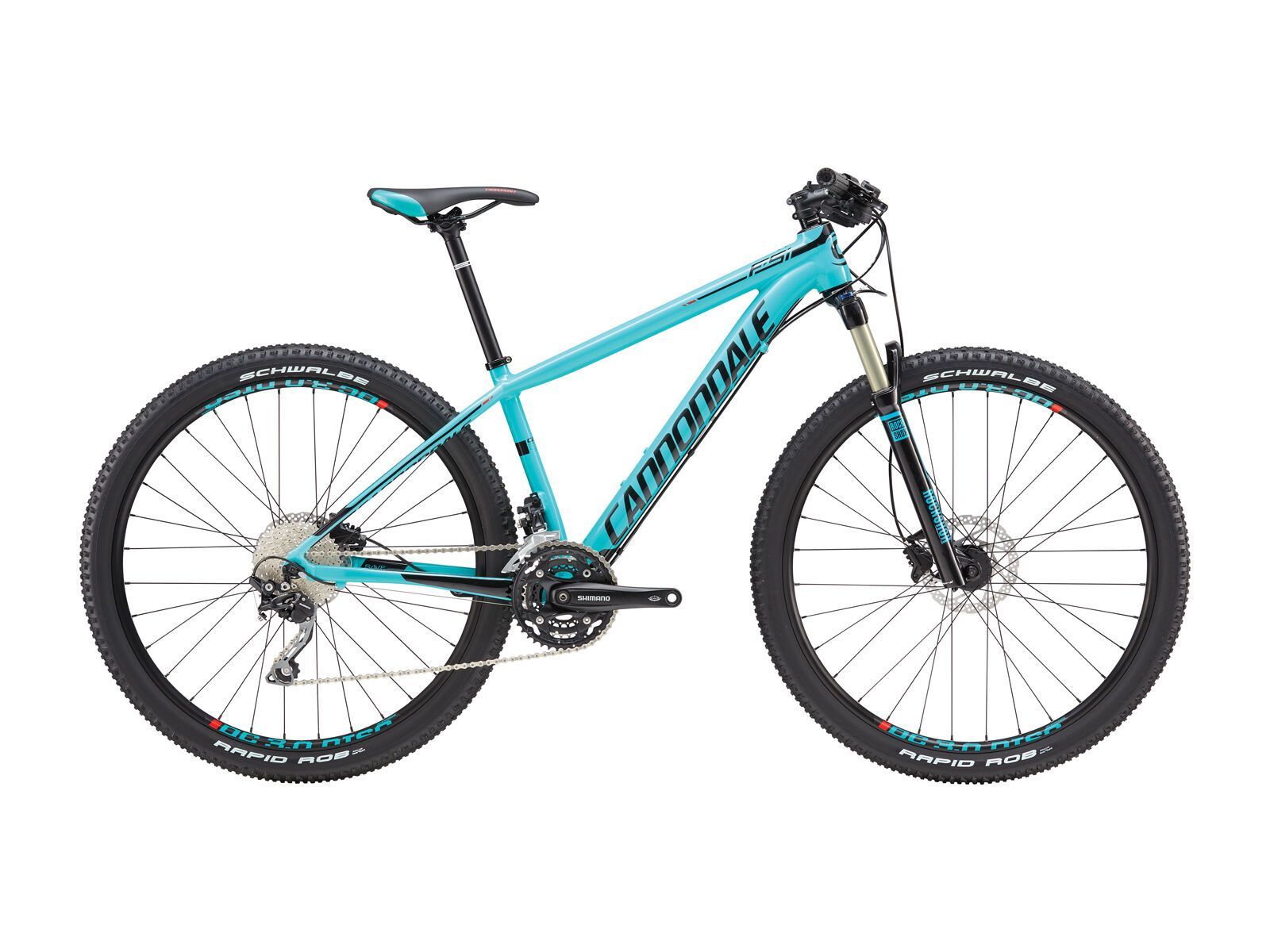 Cannondale F-SI Women's 2, turquoise w/ jet black, acid red, gloss - Bild 1