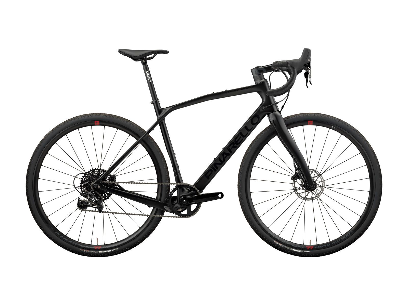 Pinarello Granger X3 GRX600 1x11 DB / Fulcrum Rapid Red 900 2WF-R C22 AFS DB XDR, black on black - Bild 1