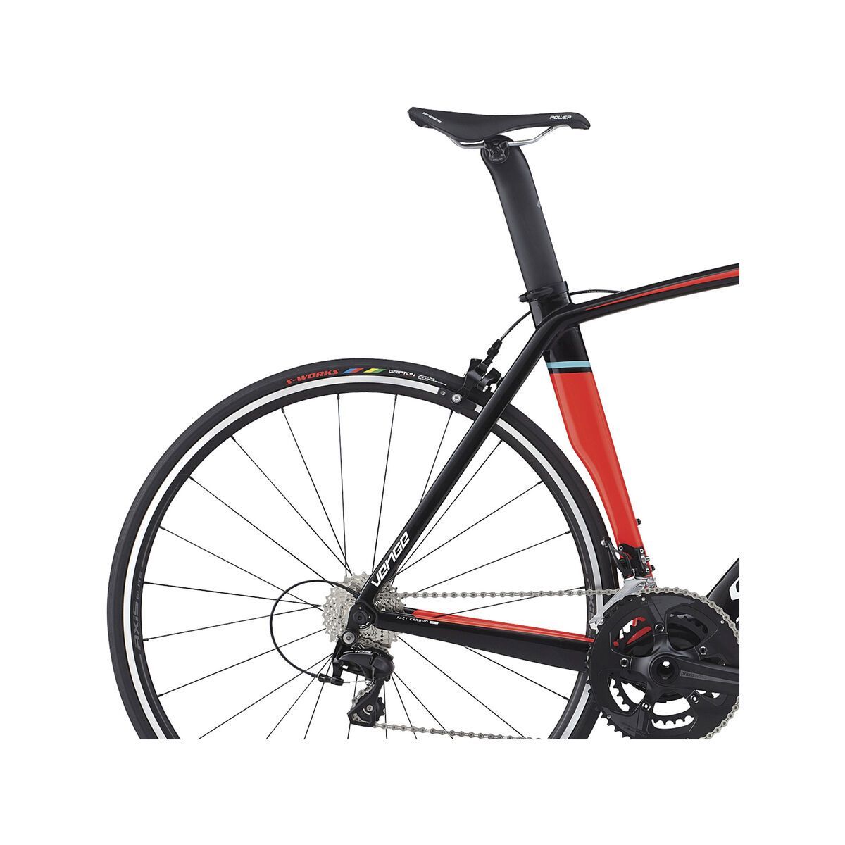 Specialized Venge Elite, gloss tarmac black/rocket red/metallic white - Bild 5