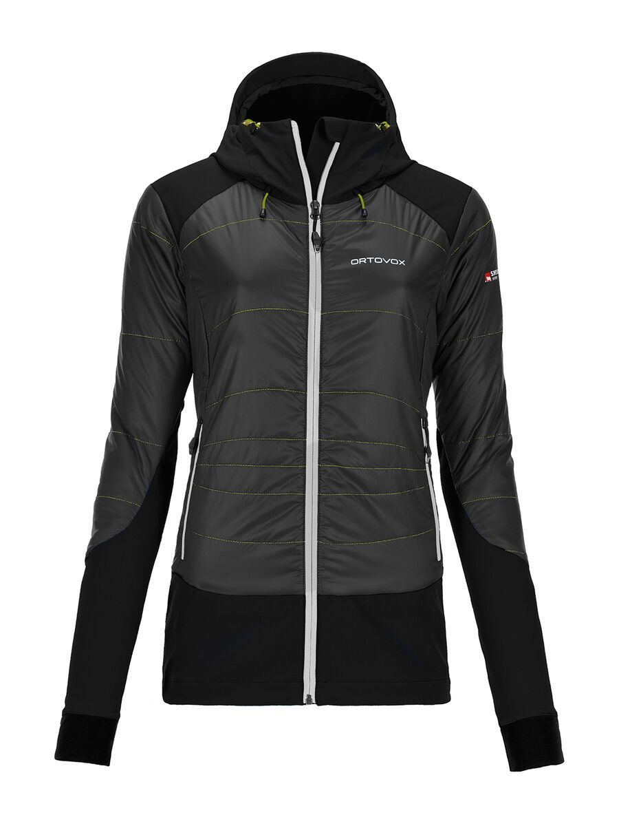 Ortovox Merino Swisswool Jacket Piz Palü, black steel - Bild 1