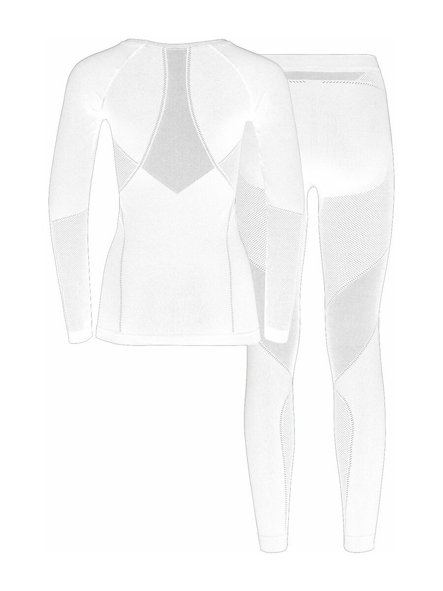 Odlo Set Long Performance Evolution Warm, white - Bild 2