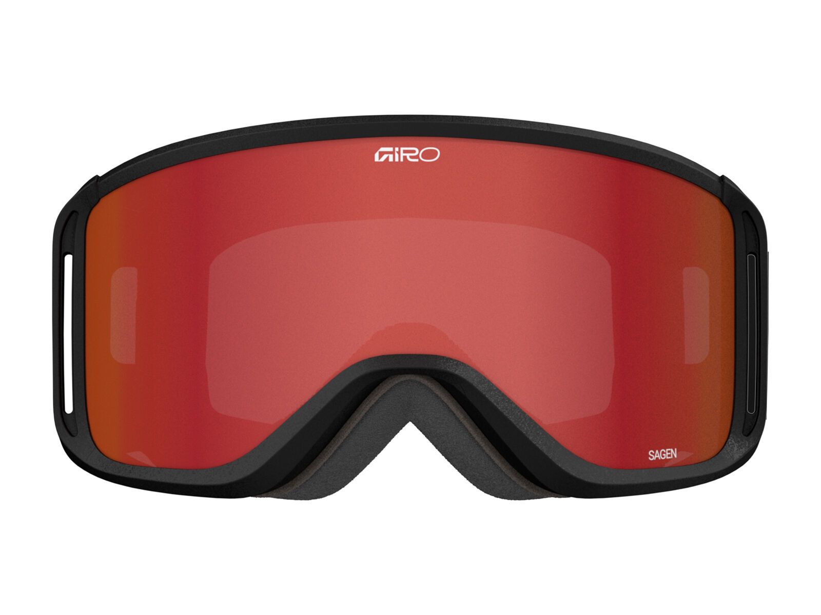 Giro Sagen, Amber Scarlet / stacked black - Bild 2