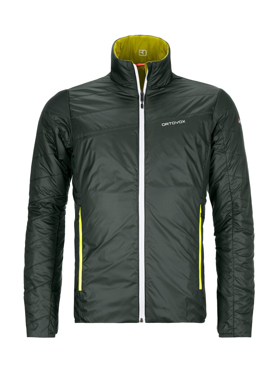 Ortovox Swisswool Piz Boval Jacket M, green pine - Bild 1
