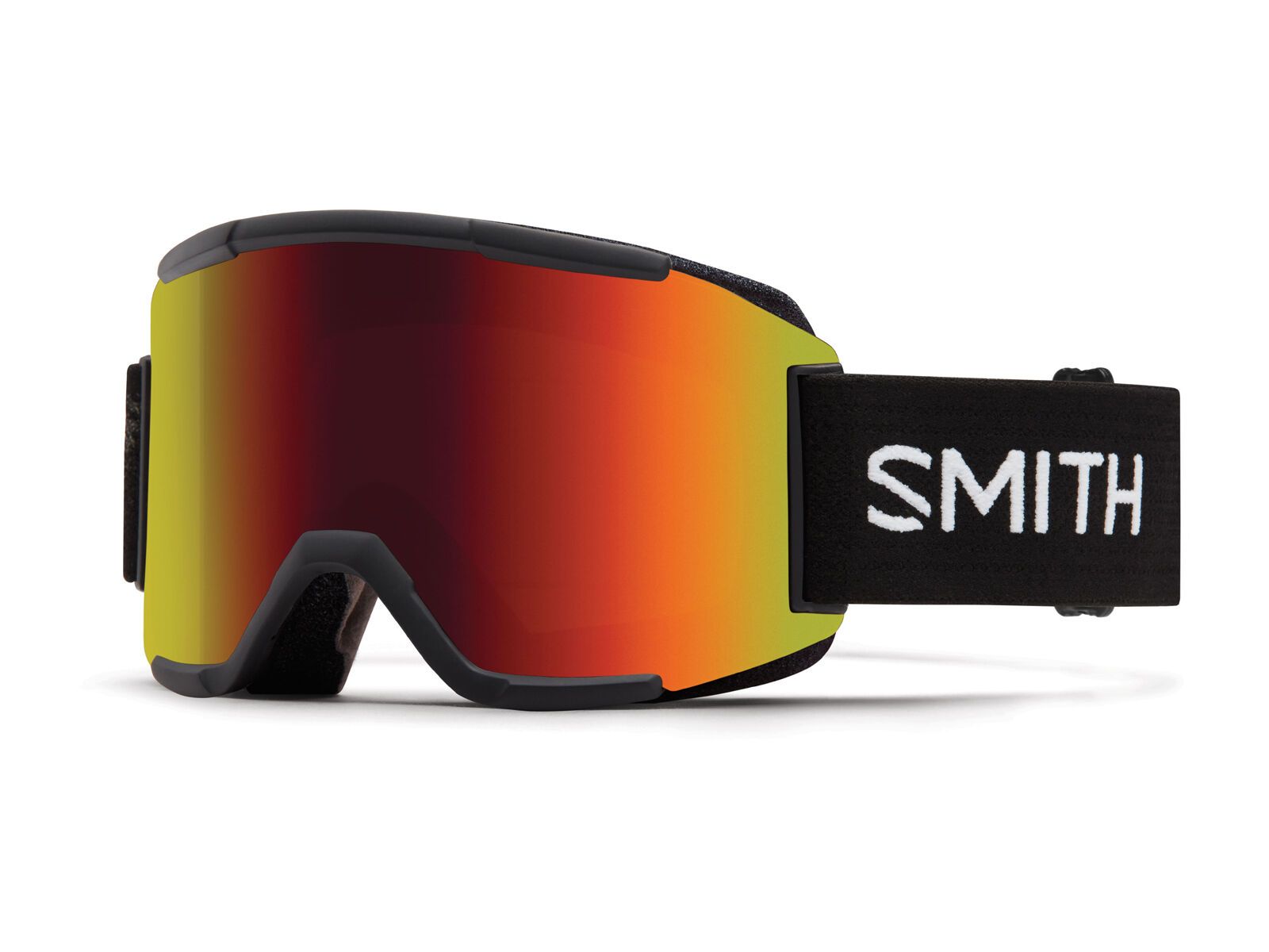 Smith Squad inkl. Wechselscheibe, black/Lens: red sol-x mirror - Bild 1