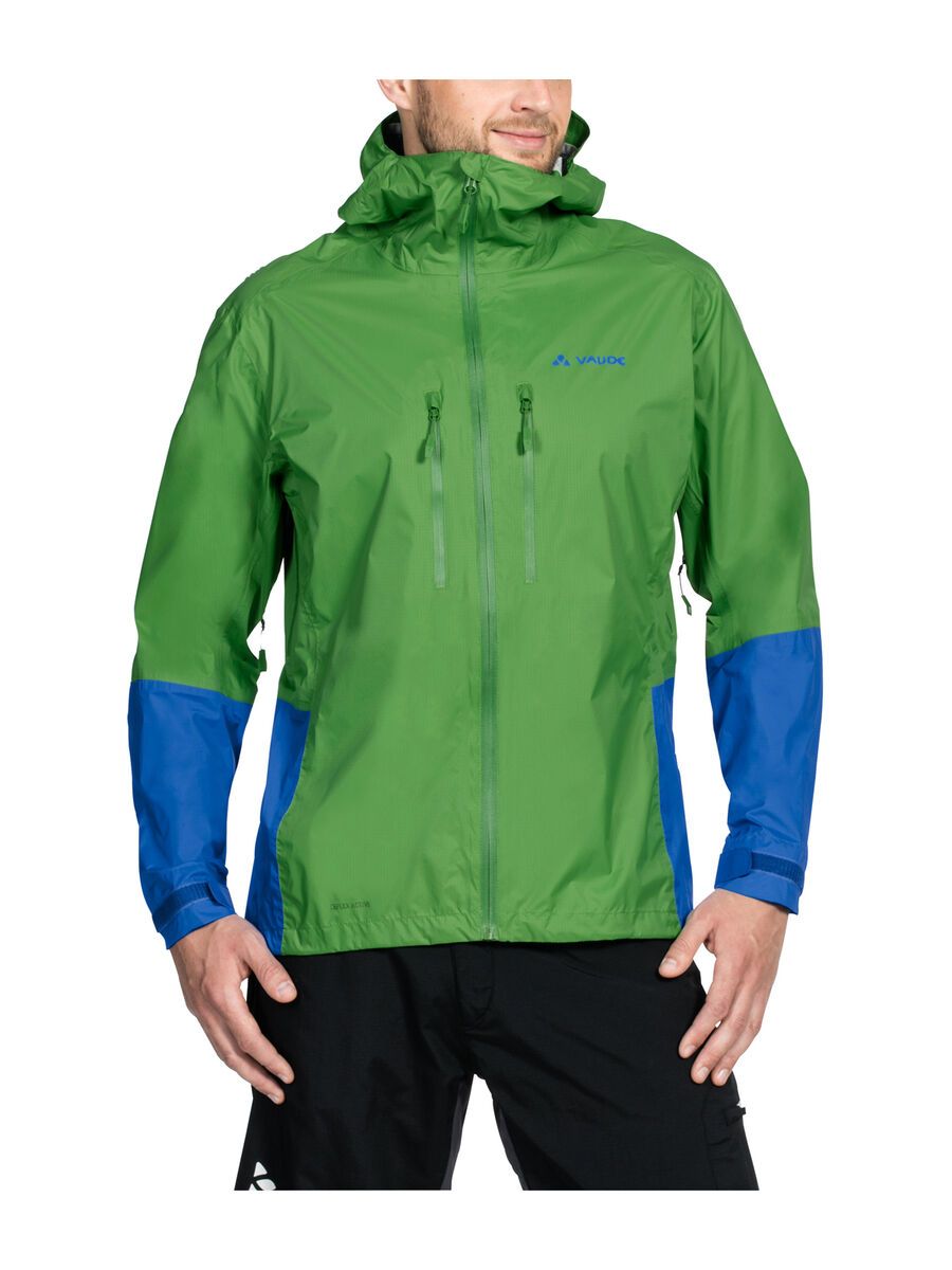 Vaude Mens Tremalzo Rain Jacket II, parrot green - Bild 3