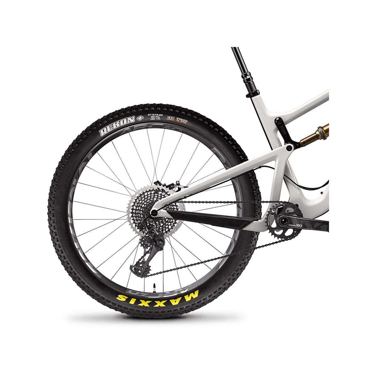 Santa Cruz Hightower CC XX1 27.5 Plus, gloss cannery grey and blue - Bild 5