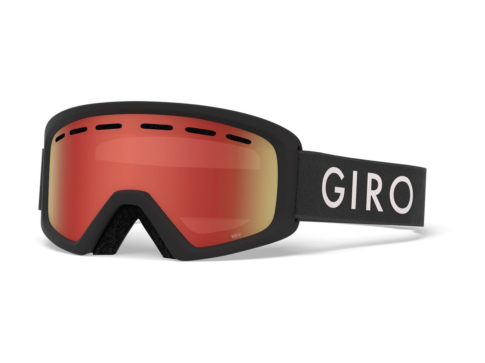 Giro Rev, black zoom/Lens: amber scarlet - Bild 1