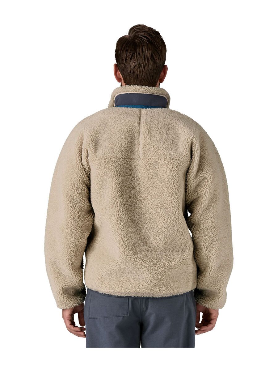 Patagonia Men's Classic Retro-X Fleece Jacket, natural w/smolder blue - Bild 3