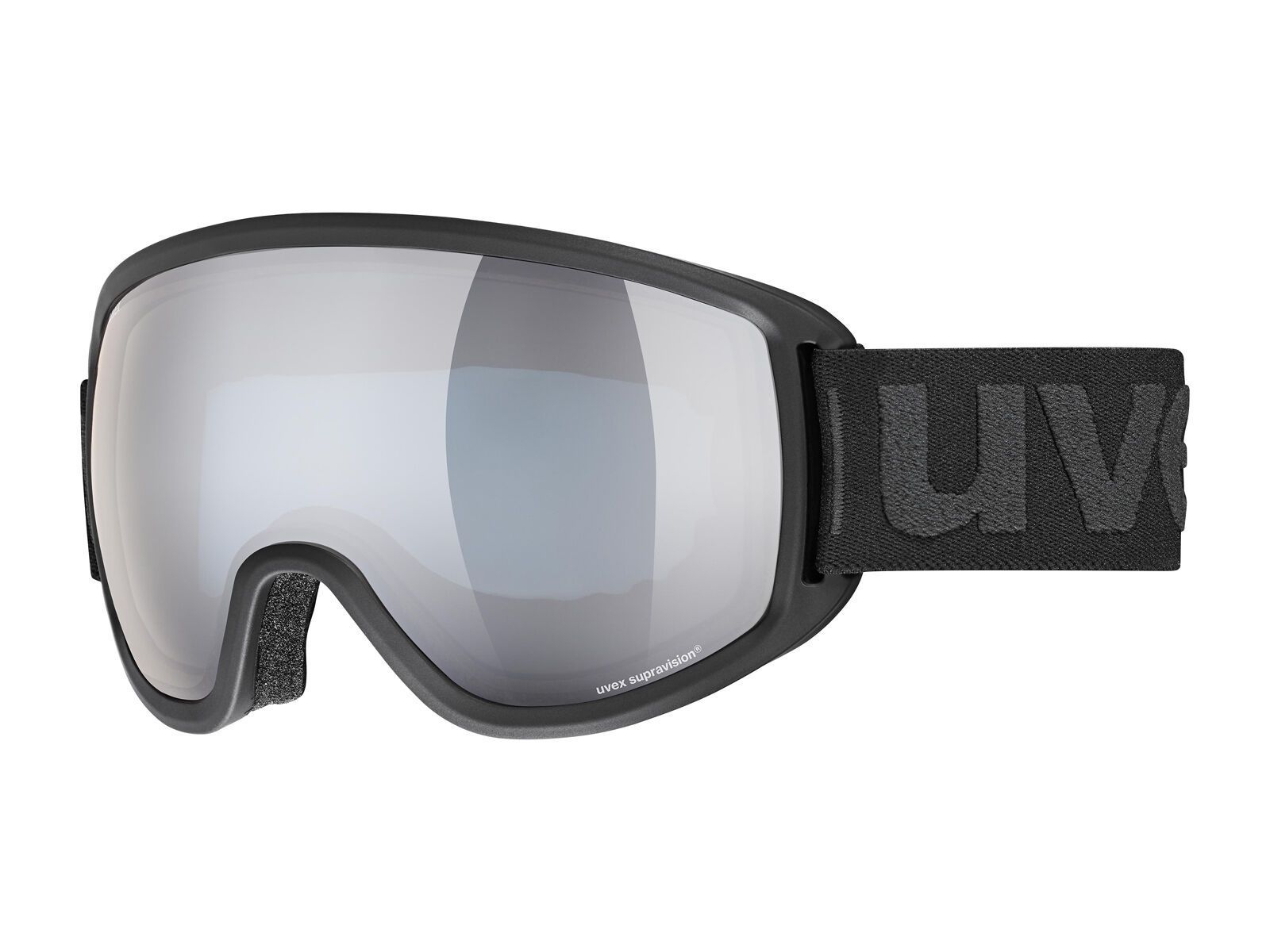 uvex topic FM sphere, black mat/Lens: mirror silver - Bild 1