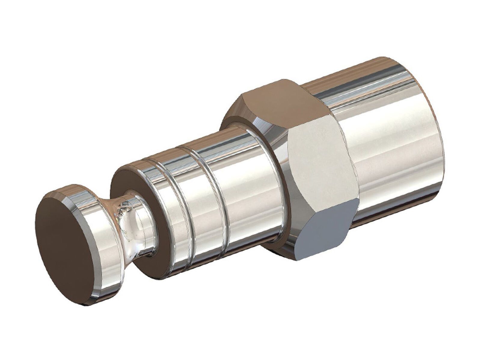 Croozer Achsmutter-Kupplung XL - Gewinde: FG 10.5, silver - Bild 1