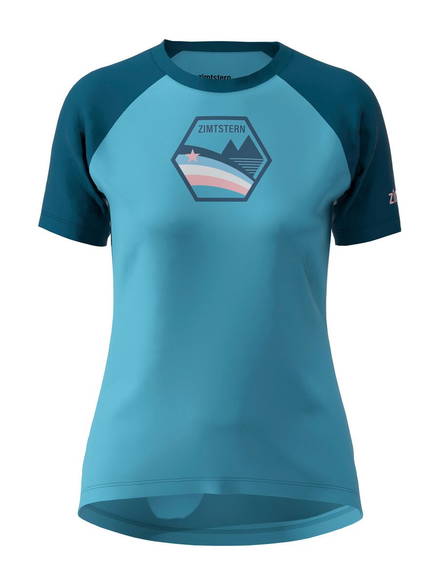 Zimtstern Bowz Tee Women’s, heritage blue/french navy - Bild 1