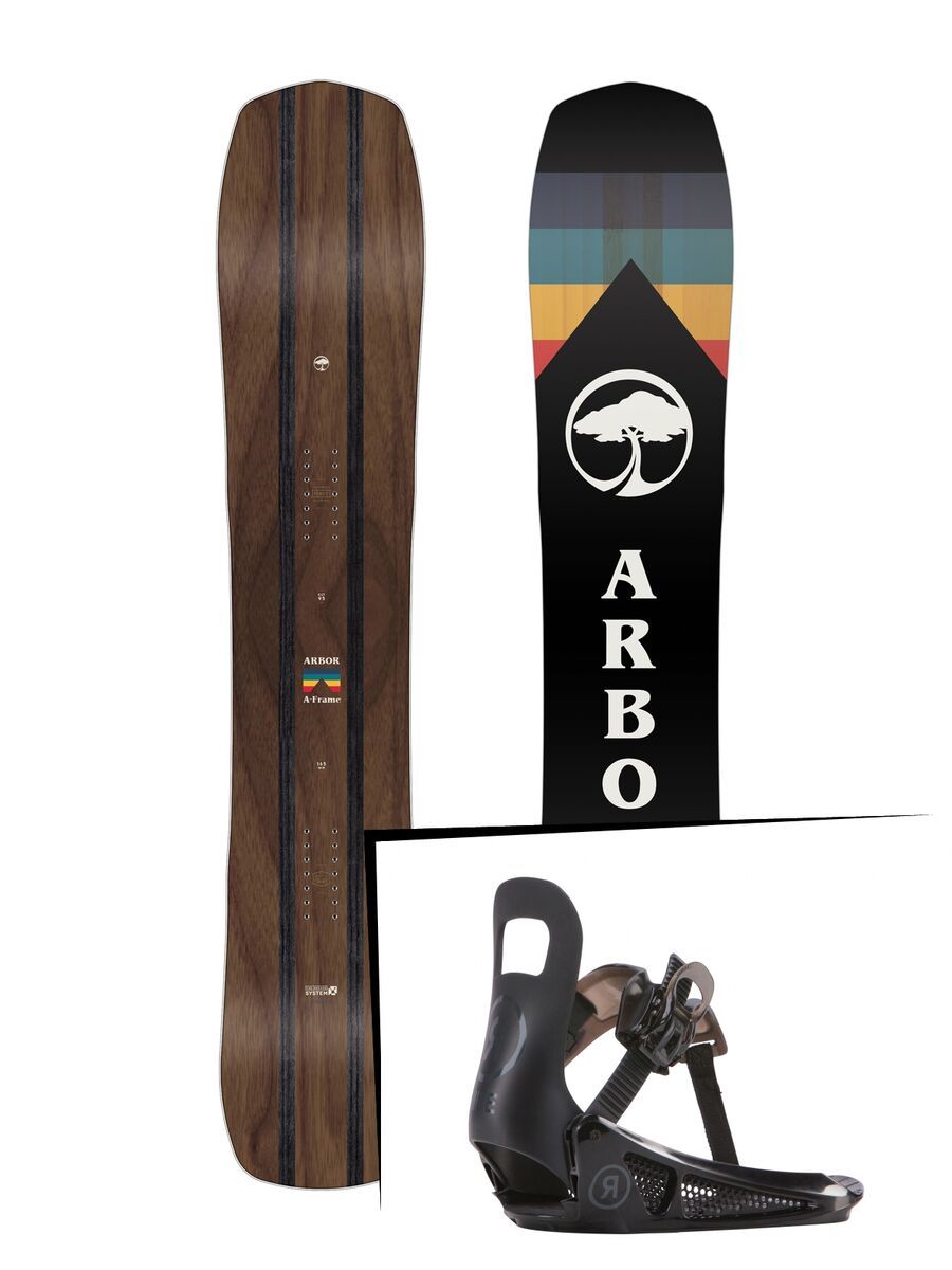Set: Arbor A-Frame 2019 + Ride Micro black - Bild 1