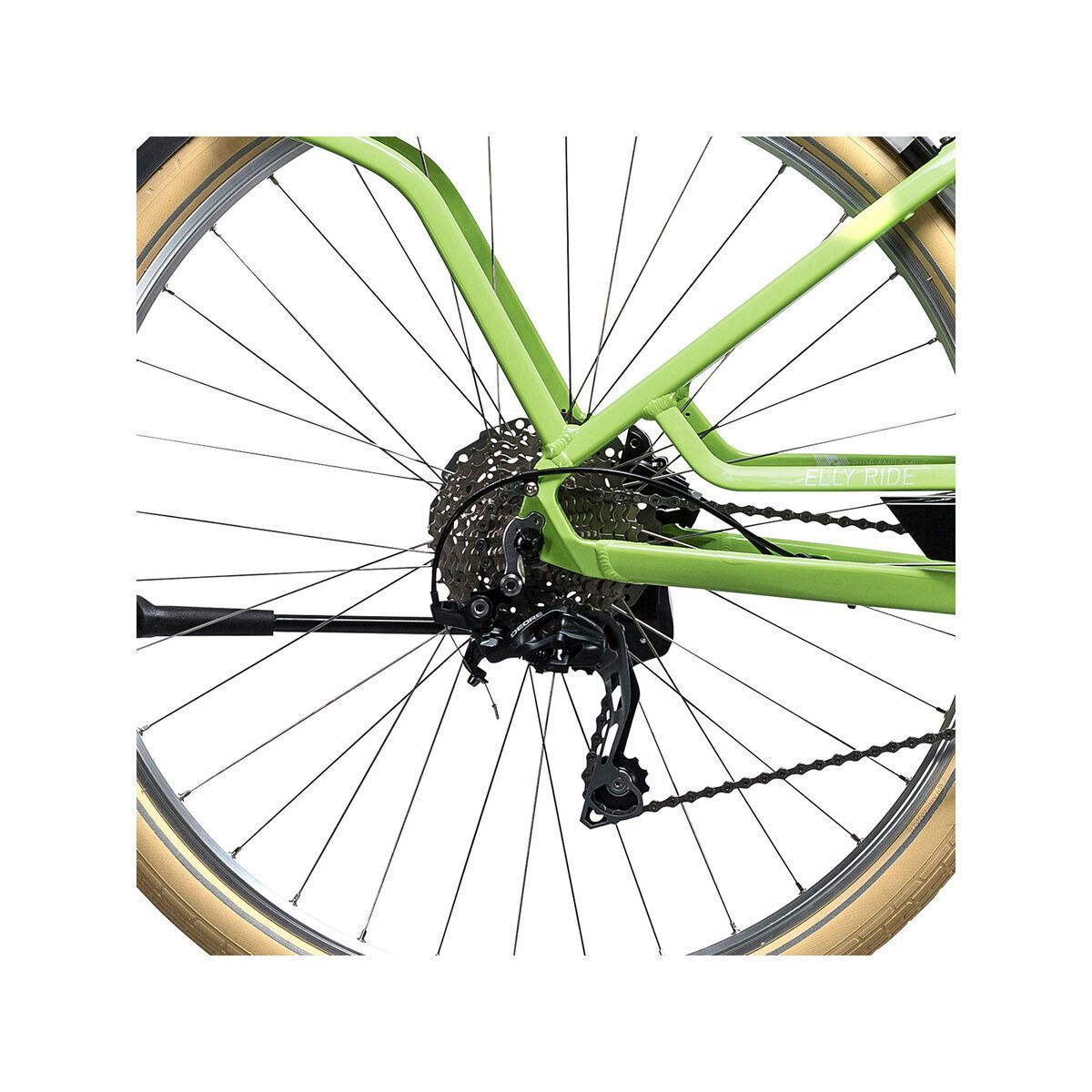 Cube Elly Ride Hybrid 400, green´n´white - Bild 4