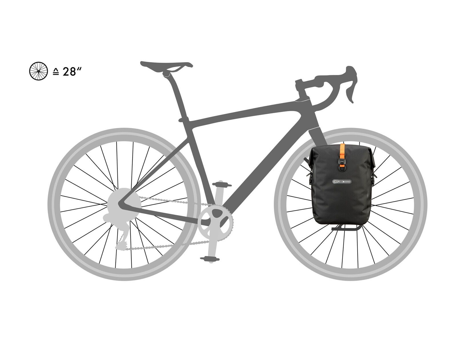 ORTLIEB Gravel-Pack (Paar), black matt - Bild 8