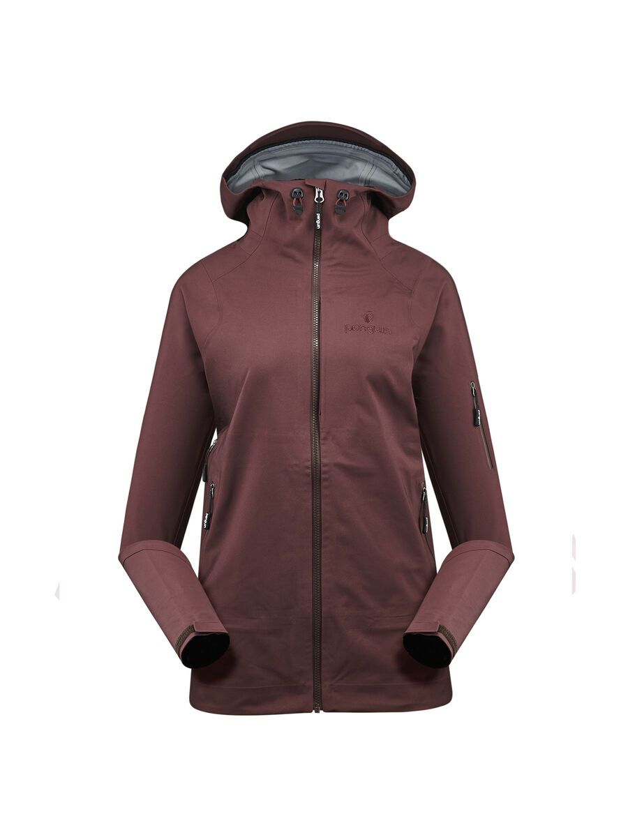 Penguin Frauen 3 Lagen Dermizax Shell Jacke dirty plum S PN-237.15.2