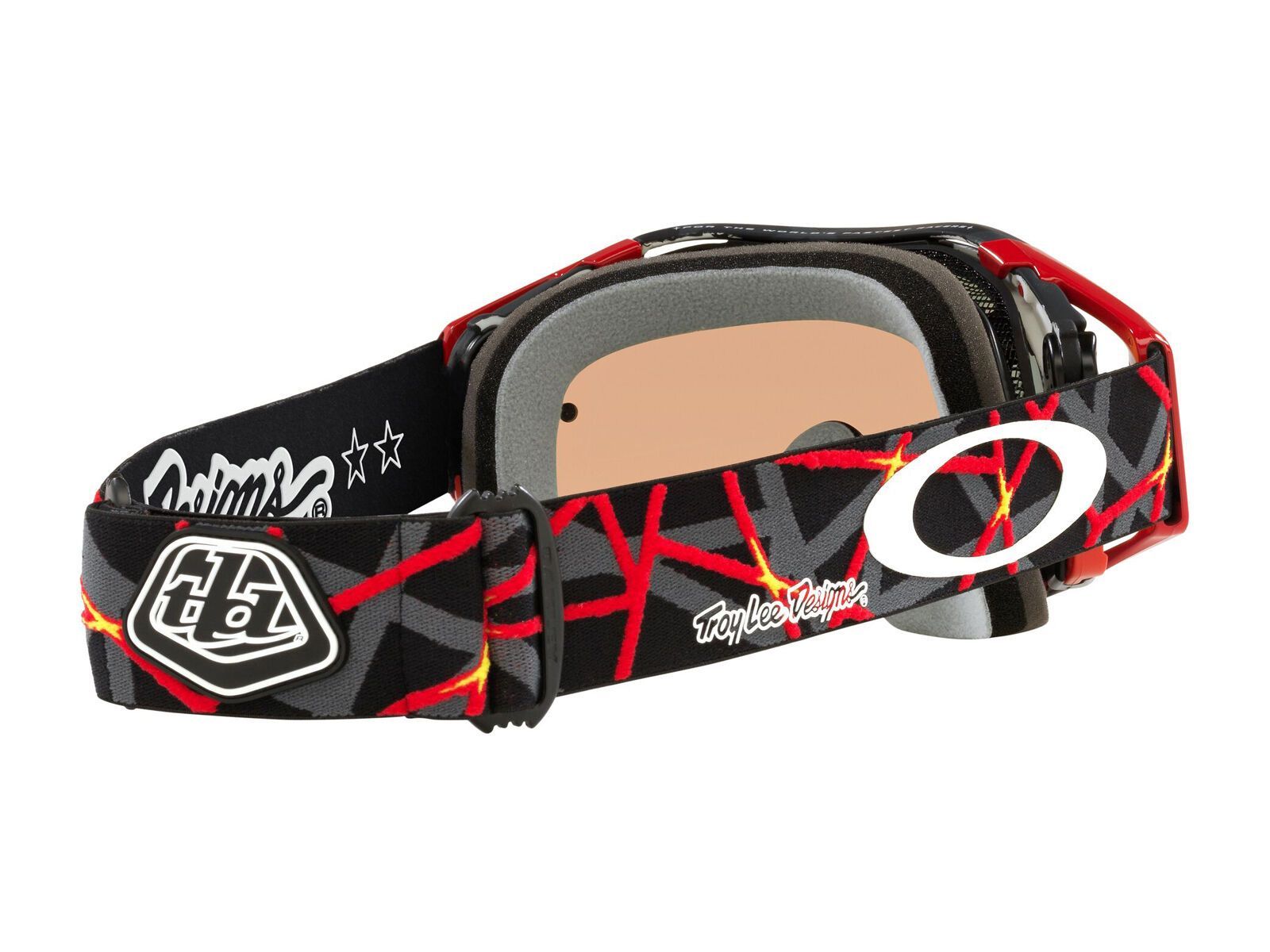 Oakley Airbrake MTB Troy Lee Designs - Prizm MX Torch Iridium, black webstar - Bild 7