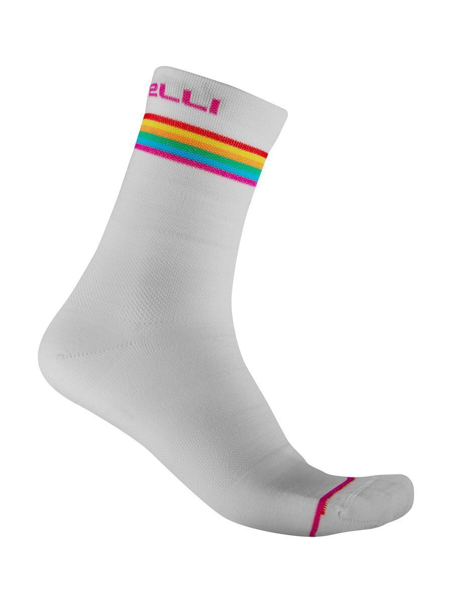 Castelli Go W 15 Sock, white/fuchsia - Bild 1