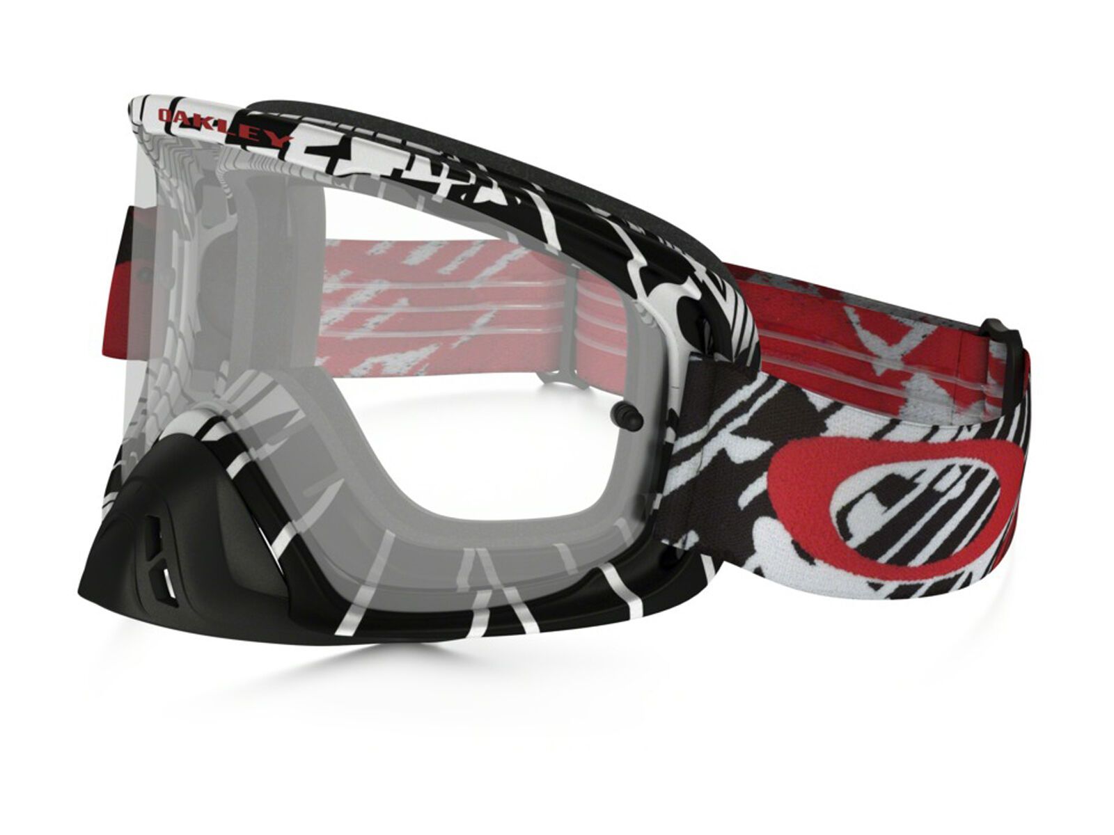 Oakley O2 MX, skull rushmore red/Lens: clear - Bild 1