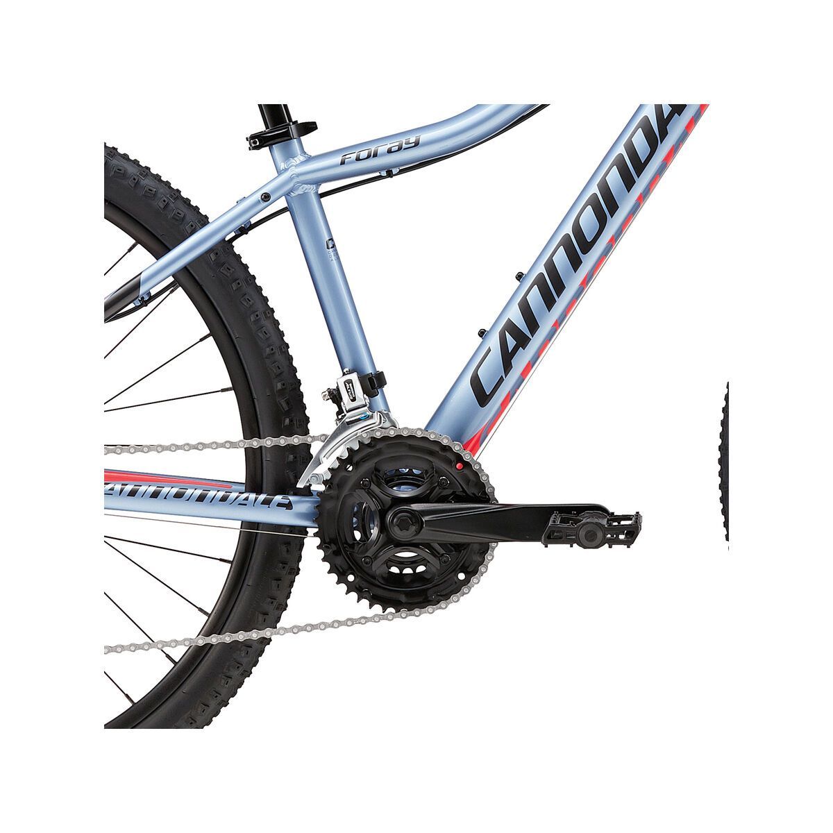 Cannondale Foray 2, powder blue w/ nearly black and acid strawberry - BLU - Bild 3